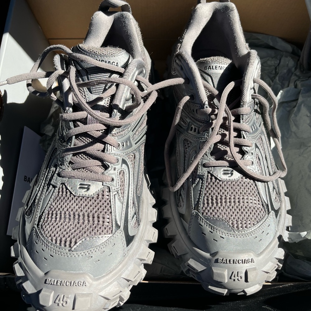 Balenciaga defender  size 45 men Grey Chunky Track Sneakers